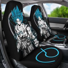 Load image into Gallery viewer, Goku Vegeta Blue Seat Covers 101719 Universal Fit - CarInspirations