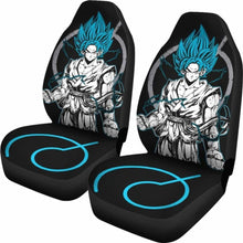 Load image into Gallery viewer, Goku Vegeta Blue Seat Covers 101719 Universal Fit - CarInspirations