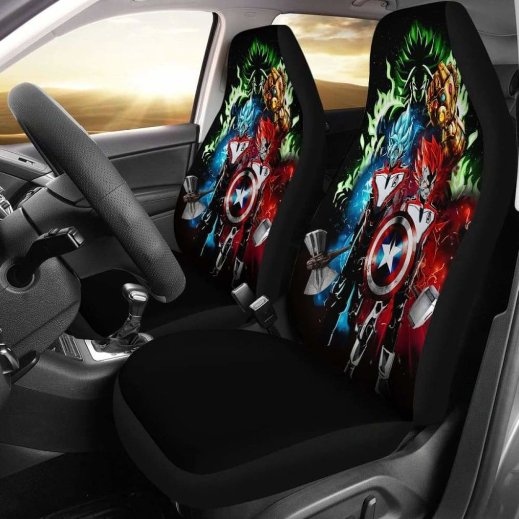 Goku Vegeta Broly Endgame Car Seat Covers Universal Fit 051012 - CarInspirations