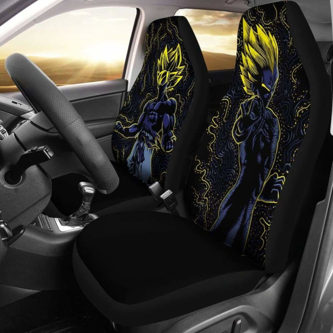 Goku & Vegeta Car Seat Covers Universal Fit 051012 - CarInspirations