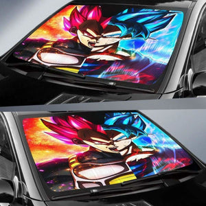 Goku Vegeta God Car Auto Sun Shades Universal Fit 051312 - CarInspirations