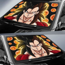 Load image into Gallery viewer, Goku Vegeta SSJ4 Car Sun Shades 918b Universal Fit - CarInspirations