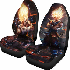 Goku Vegeta Super Saiyan Car Seat Covers Universal Fit 051012 - CarInspirations