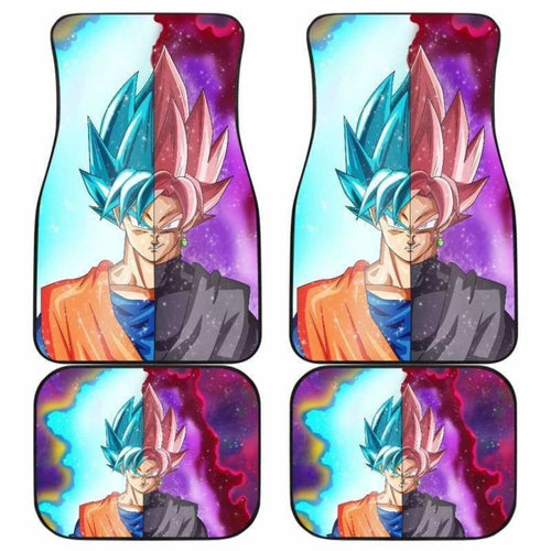 Goku Vs Black Goku Dragon Ball Car Floor Mats Universal Fit 051912 - CarInspirations