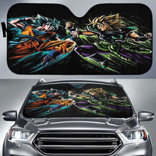 Load image into Gallery viewer, Goku Vs Broly Car Sun Shades 918b Universal Fit - CarInspirations