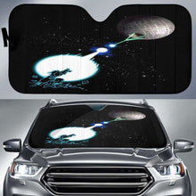 Load image into Gallery viewer, Goku Vs Death Star Car Sun Shades 918b Universal Fit - CarInspirations