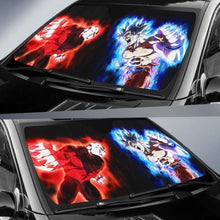 Load image into Gallery viewer, Goku Vs Jiren Auto Sun Shades 918b Universal Fit - CarInspirations