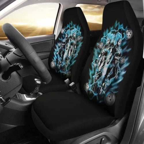 Goku Vs Vegeta Blue Car Seat Covers Universal Fit 051312 - CarInspirations