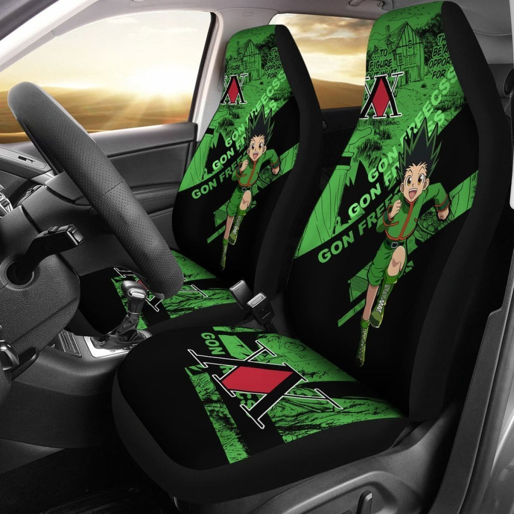 Gon Freeccs Characters Hunter X Hunter Car Seat Covers Anime Gift For Fan Universal Fit 194801 - CarInspirations