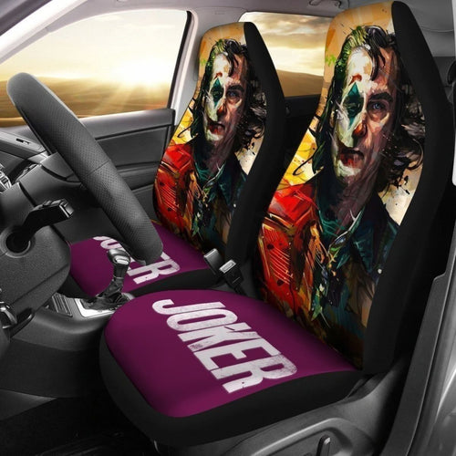 Graphic Art Joker 2019 Car Seat Covers Fan Gift Universal Fit 194801 - CarInspirations