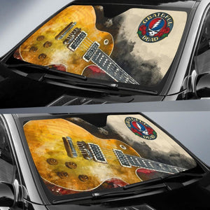 Grateful Dead Car Auto Sun Shade Guitar Rock Band Fan Universal Fit 174503 - CarInspirations