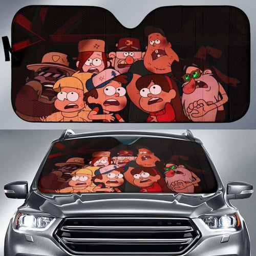 Gravity Falls Auto Sun Shade 918b Universal Fit - CarInspirations