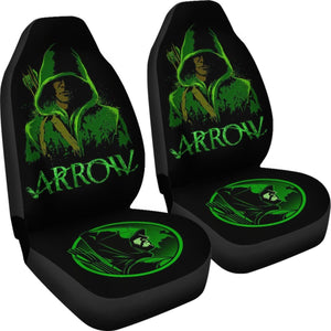 Green Arrow Art Car Seat Covers Amazing Gift Ideas Universal Fit 173905 - CarInspirations