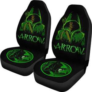 Green Arrow Art Car Seat Covers Amazing Gift Ideas Universal Fit 173905 - CarInspirations