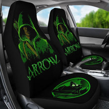 Load image into Gallery viewer, Green Arrow Art Car Seat Covers Amazing Gift Ideas Universal Fit 173905 - CarInspirations