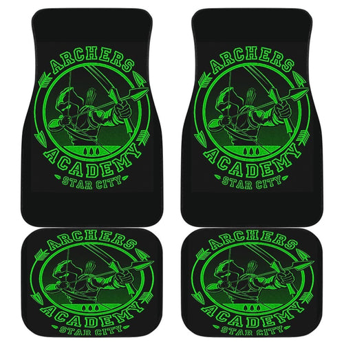 Green Arrow Car Floor Mats Amazing Gift Ideas Universal Fit 173905 - CarInspirations