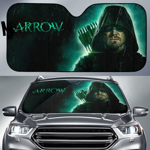 Green Arrow Car Sun Shades Amazing Gift Ideas Universal Fit 173905 - CarInspirations