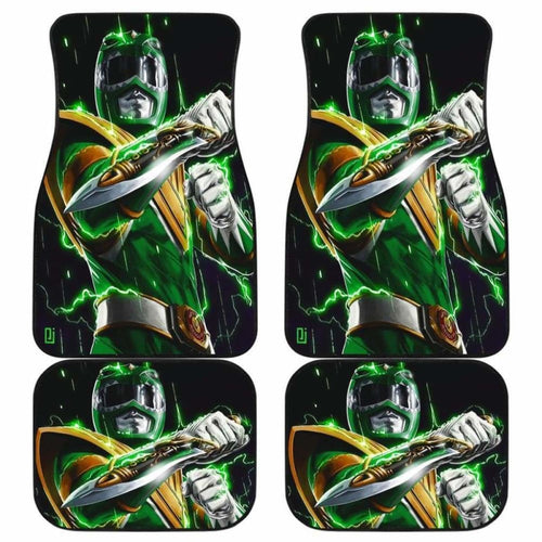 Green Ranger Power Car Floor Mats Universal Fit - CarInspirations