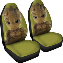 Load image into Gallery viewer, Groot Guardians Of The Galaxy Seat Covers Amazing Best Gift Ideas 2020 Universal Fit 090505 - CarInspirations