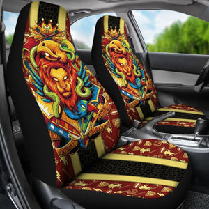 Gryffindor 4 House Car Seat Covers Harry Potter Movie Fan Gift Universal Fit 210212 - CarInspirations