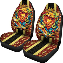 Load image into Gallery viewer, Gryffindor 4 House Car Seat Covers Harry Potter Movie Fan Gift Universal Fit 210212 - CarInspirations