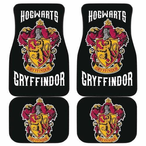 Gryffindor Car Floor Mats Harry Potter Fan Gift Universal Fit 051012 - CarInspirations