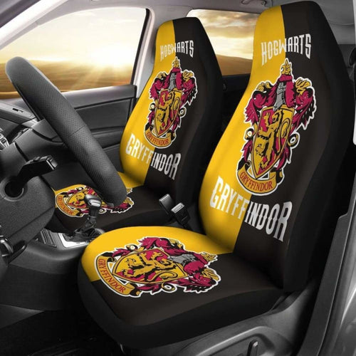 Gryffindor Car Seat Covers Harry Potter Hogwarts Fan Gift Universal Fit 051012 - CarInspirations