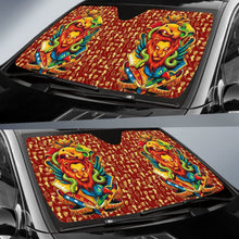 Load image into Gallery viewer, Gryffindor Car Sun shades Harry Potter Movie Fan Gift Universal Fit 210212 - CarInspirations
