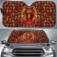 Load image into Gallery viewer, Gryffindor Harry Potter Car Sun shades Movie Fan Gift Universal Fit 210212 - CarInspirations