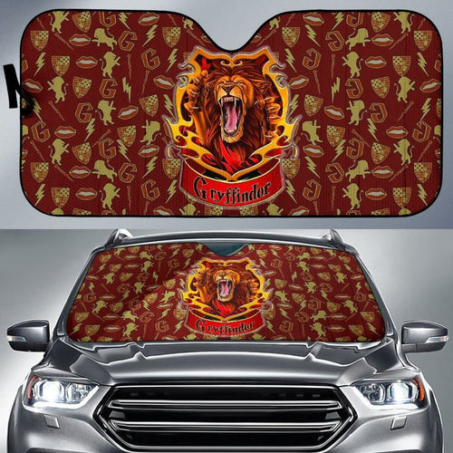 Gryffindor Harry Potter Car Sun shades Movie Fan Gift Universal Fit 210212 - CarInspirations