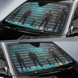 Guardians Of The Galaxy Auto Sun Shades 1 918b Universal Fit - CarInspirations
