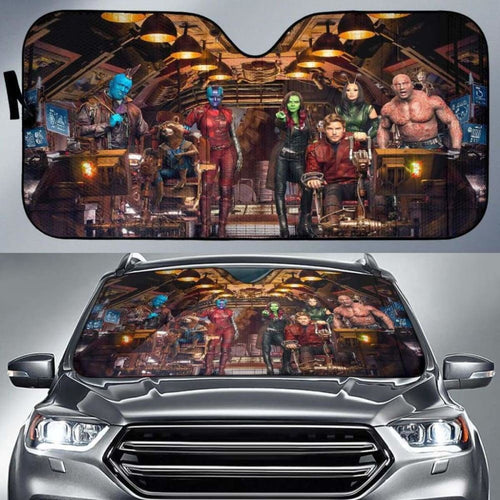 Guardians Of The Galaxy Car Auto Sun Shades Universal Fit 051312 - CarInspirations
