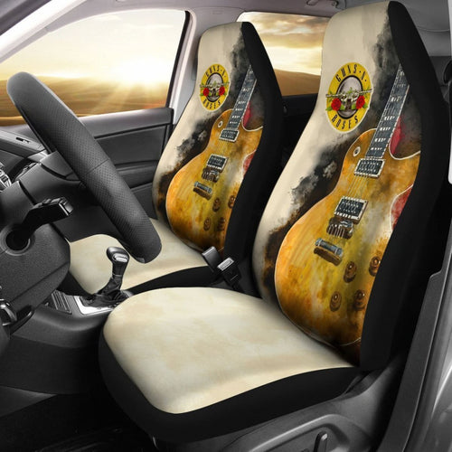 Guns N’ Roses Car Seat Covers Guitar Rock Band Fan Universal Fit 194801 - CarInspirations