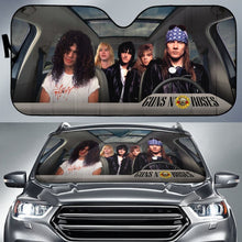 Load image into Gallery viewer, Guns N’ Roses Car Sun Shade Rock Band Sun Visor Fan Gift Idea Universal Fit 174503 - CarInspirations