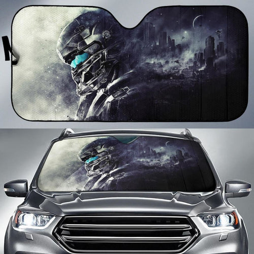 Hallo 5 Auto Sun Shade Gamer Nh07 Universal Fit 111204 - CarInspirations
