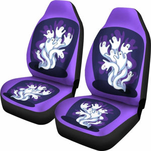 Halloween Spooky Ghost Car Seat Covers Universal Fit 051912 - CarInspirations