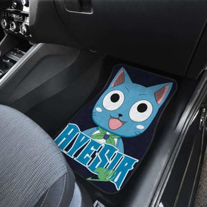 Happy Aye Sir Fairy Tail Car Floor Mats Universal Fit 051912 - CarInspirations