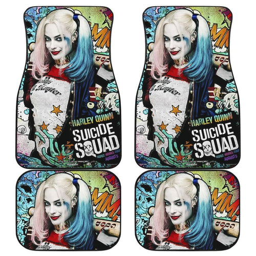 Harley Quinn Car Seat Covers Suicide Squad Movie Fan Gift H031020 Universal Fit 225311 - CarInspirations