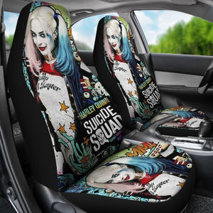Harley Quinn Car Seat Covers Suicide Squad Movie H031020 Universal Fit 225311 - CarInspirations