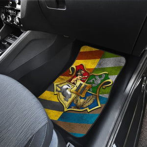 Harry Potter 4 House Car Floor Mats Movie Fan Gift Universal Fit 210212 - CarInspirations