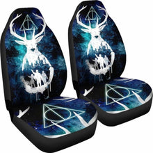 Load image into Gallery viewer, Harry Potter Art Logo Deer Car Seat Covers Universal Fit 051012 - CarInspirations