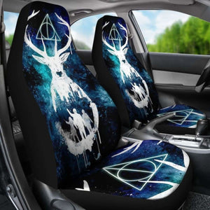 Harry Potter Art Logo Deer Car Seat Covers Universal Fit 051012 - CarInspirations