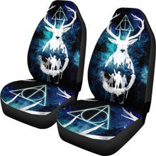 Load image into Gallery viewer, Harry Potter Art Logo Deer Car Seat Covers Universal Fit 051012 - CarInspirations