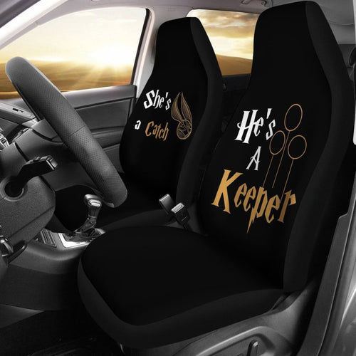 Harry Potter Car Seat Cover Hp0012 - (Set Of 2) Universal Fit 225721 - CarInspirations