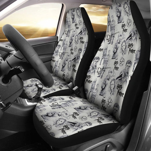 Harry Potter Car Seat Cover Hp0065 - (Set Of 2) Universal Fit 225721 - CarInspirations