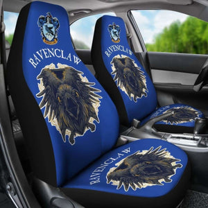 Harry Potter Car Seat Covers Hogwarts Ravenclaw Death Corbie Universal Fit 051012 - CarInspirations