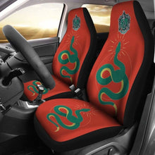 Load image into Gallery viewer, Harry Potter Car Seat Covers Slytherin Art Universal Fit 051012 - CarInspirations