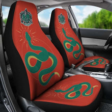 Load image into Gallery viewer, Harry Potter Car Seat Covers Slytherin Art Universal Fit 051012 - CarInspirations