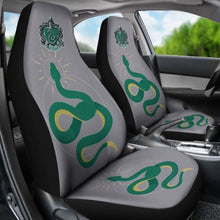 Load image into Gallery viewer, Harry Potter Car Seat Covers Slytherin Art Universal Fit 051012 - CarInspirations