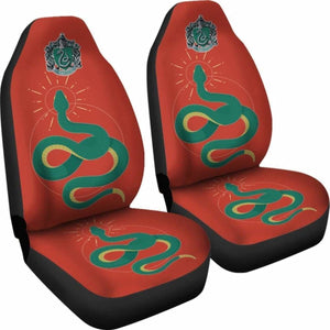 Harry Potter Car Seat Covers Slytherin Art Universal Fit 051012 - CarInspirations